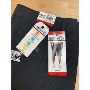 Hang Ten Mens Stretch Fabric HYBRID SHORTS  Sz  34